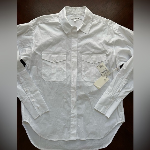 NEW GOOD AMERICAN White women  Shirt size 1 - Picture 2 of 8